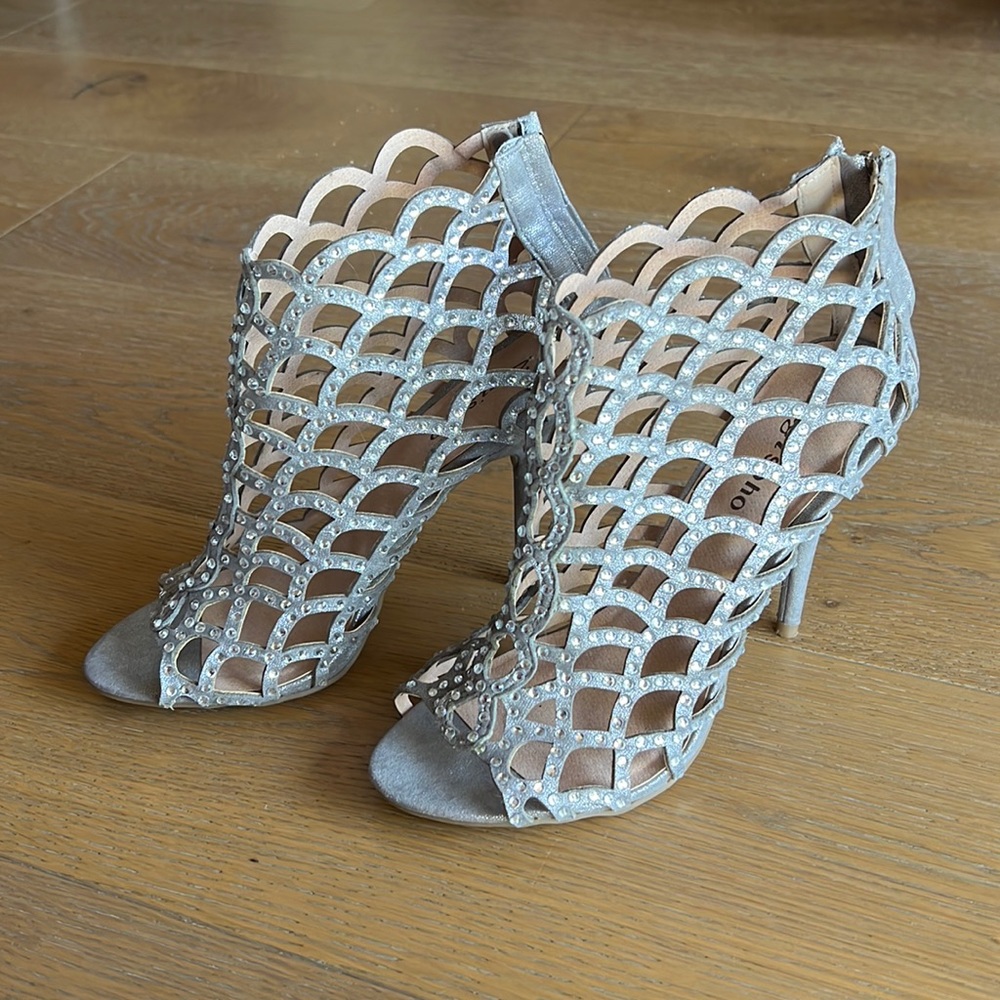 Crystal Embellished Formal Heels